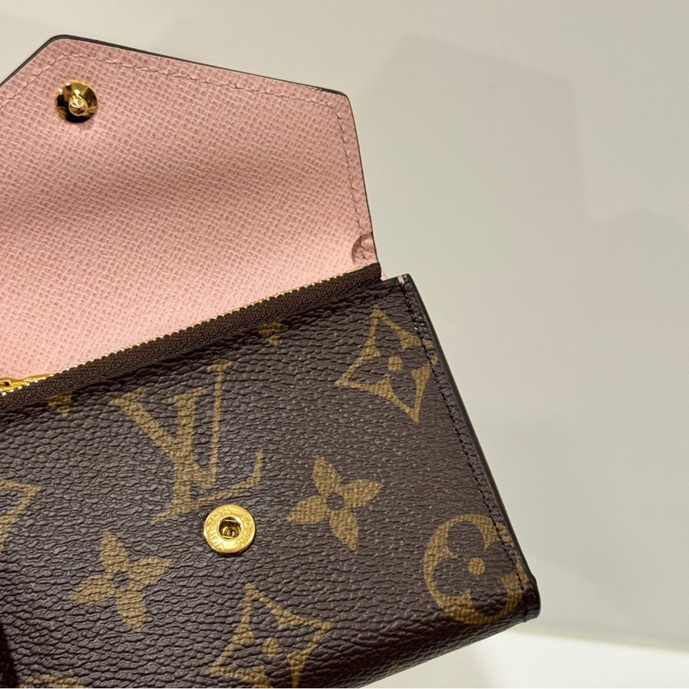 Louis Vuitton Pink Envelope Monogram Zoe Wallet M62933 - Picture 8 of 16